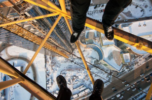 Russian Daredevils Hanging On For Life With One Hand